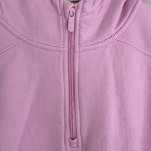 Nuuds vintage fleece Downtime quarter zip in Bon Bon size medium